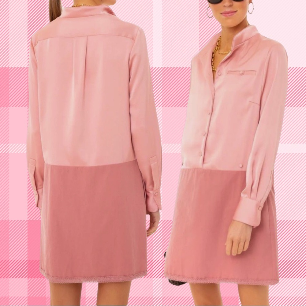 Tuckernuck Pink Long Sleeve Dress